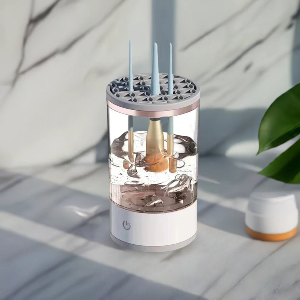 Automatisk sminkborst rengöring