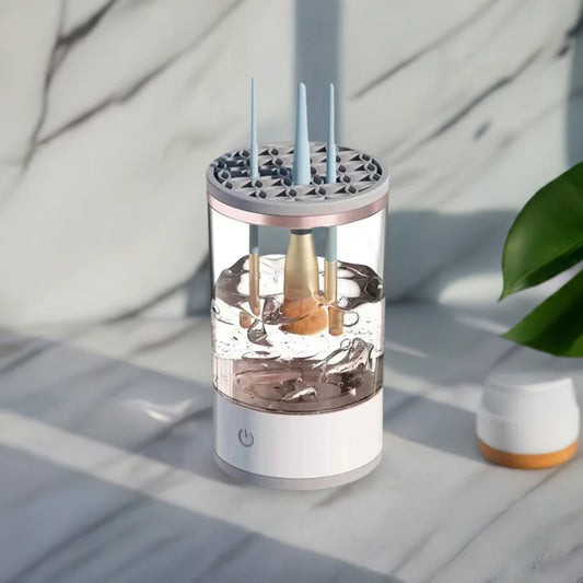 Automatisk sminkborst rengöring